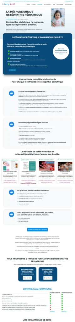 Projet Baby Santé - La Méthode