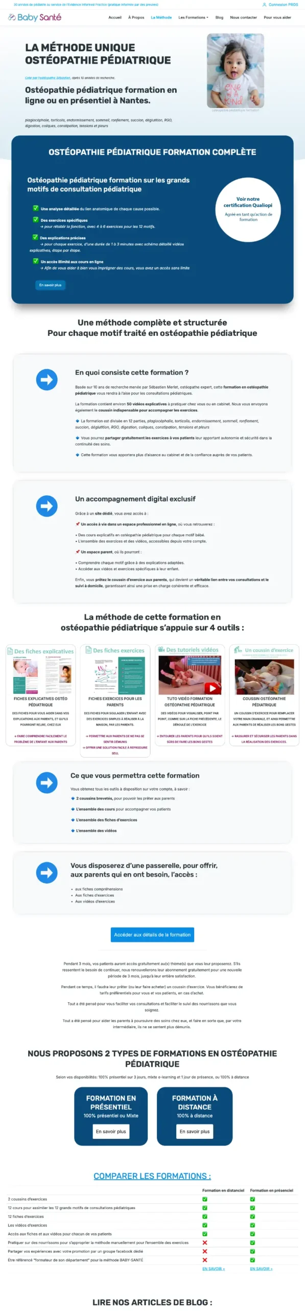 Projet Baby Santé - La Méthode