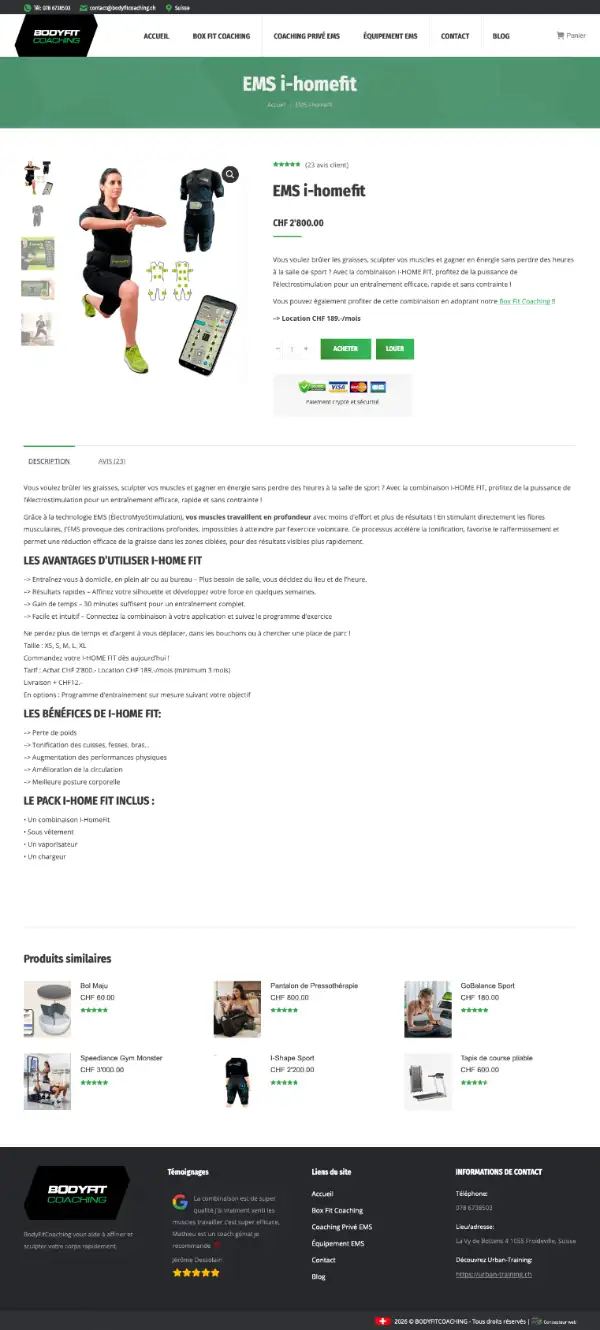 bodyfit coaching page produit
