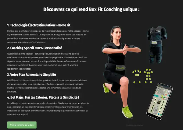Création site web coaching sportif bodyfit Lausanne