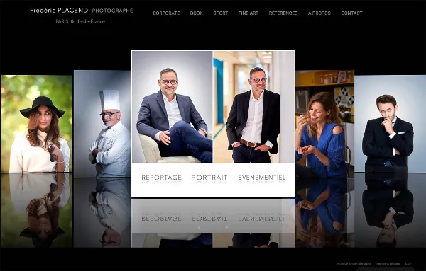 Création de site vitrine pour Photographe à PARIS