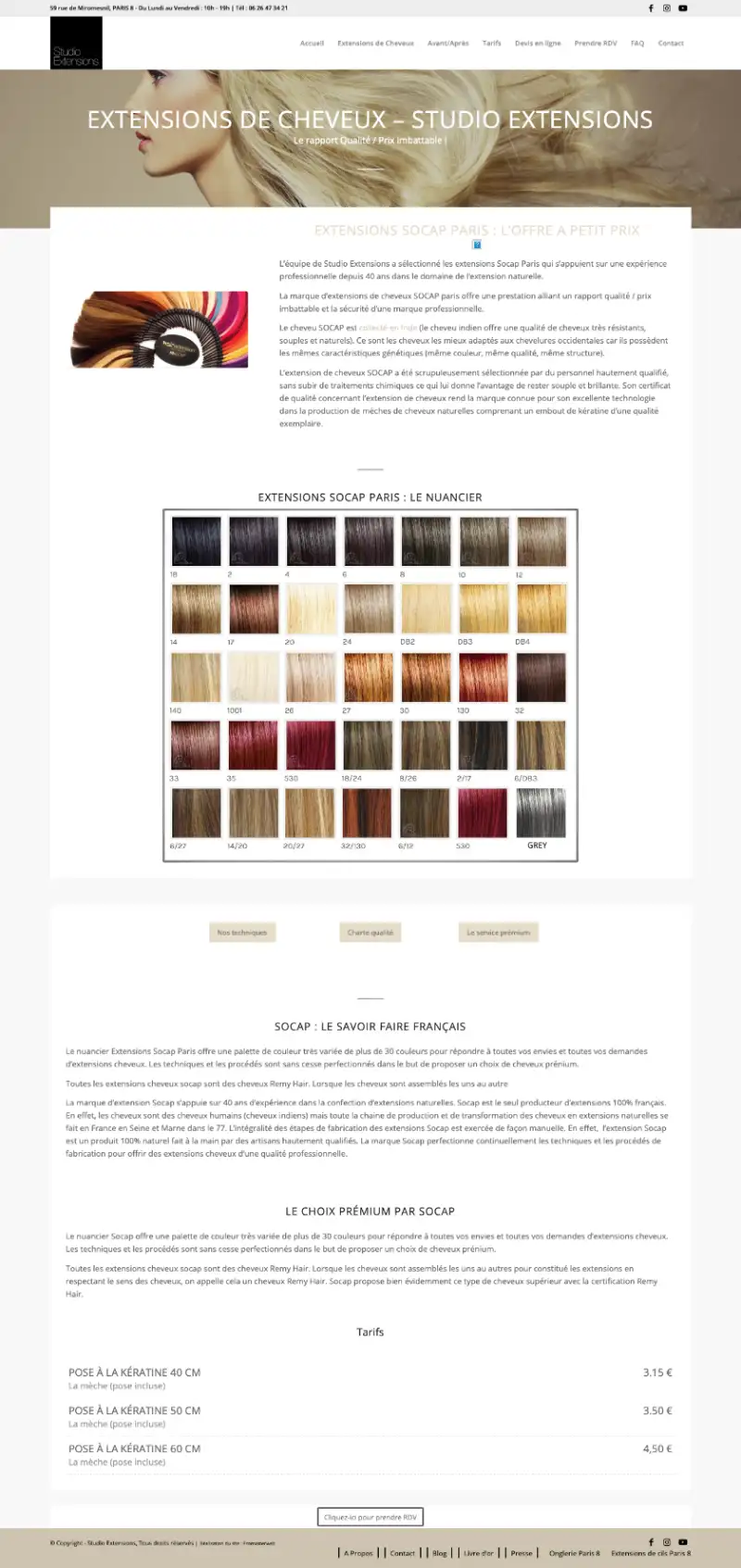 choix des couleurs studio extensions paris
